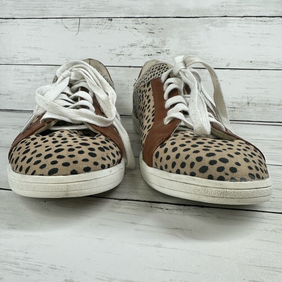 Torrid Animal Print Glitter Faux Leather Sneakers Size 10W - Picture 7 of 8